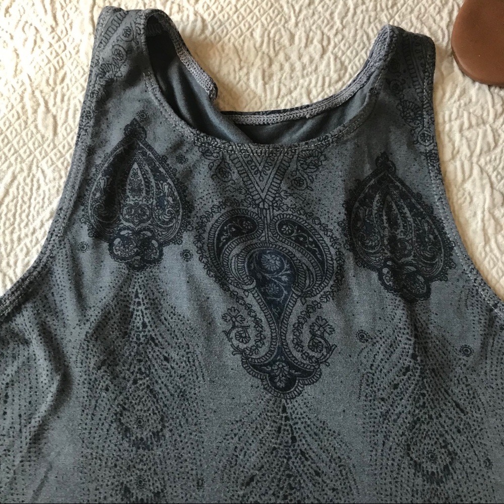 American Eagle Soft & Sexy Boho Tank Blue S
